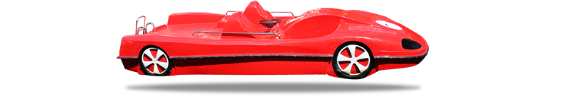 TRETBOOT RENNWAGEN