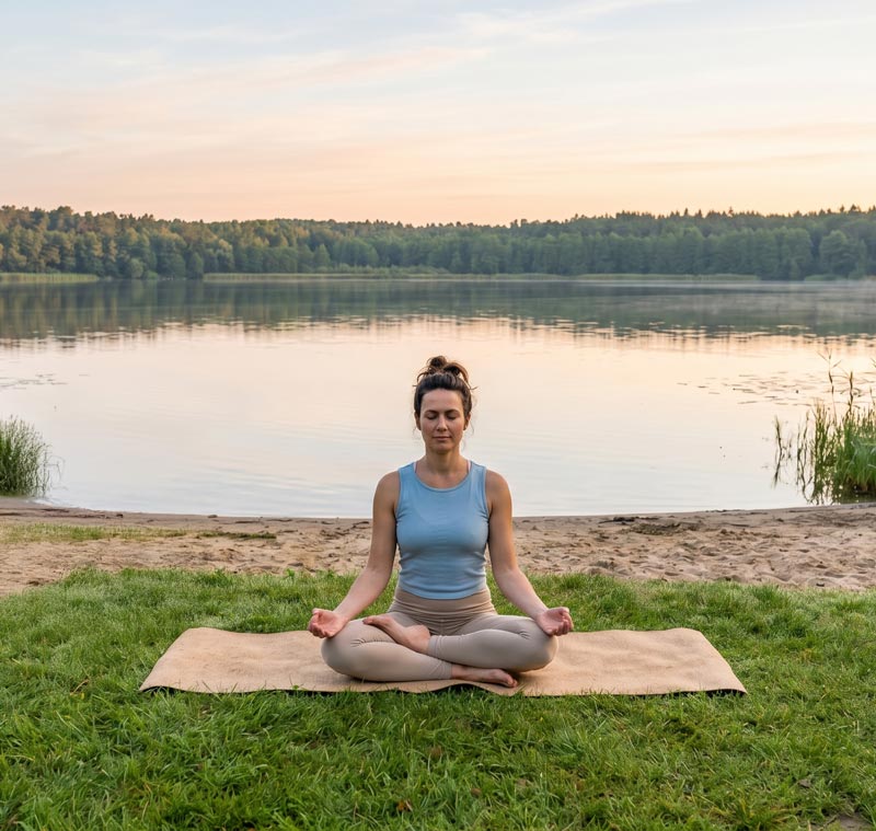 Yoga am Wolletzsee